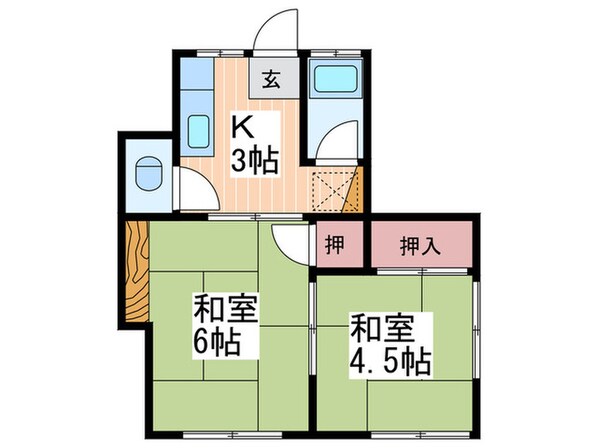 細田ビルの物件間取画像